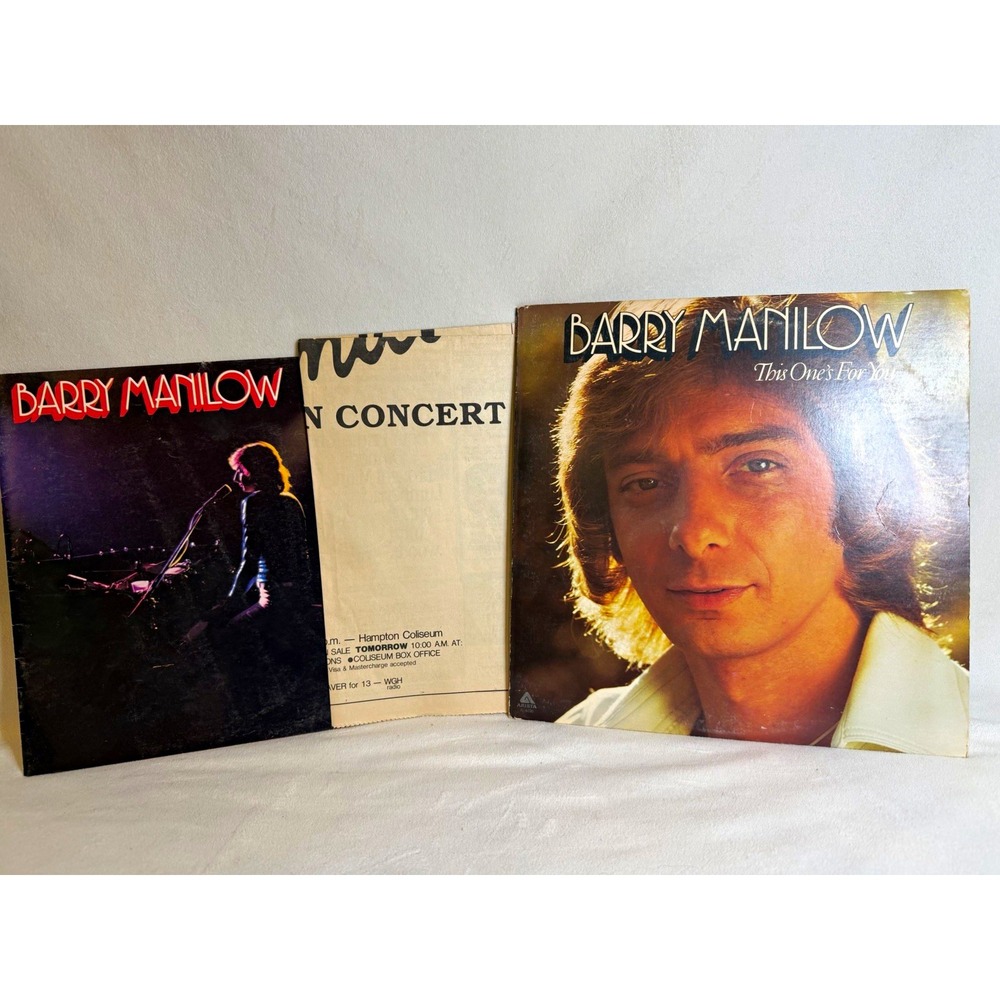 Barry Manilow This One's For You Arista Pop LP Vinyl 12" 33 RPM